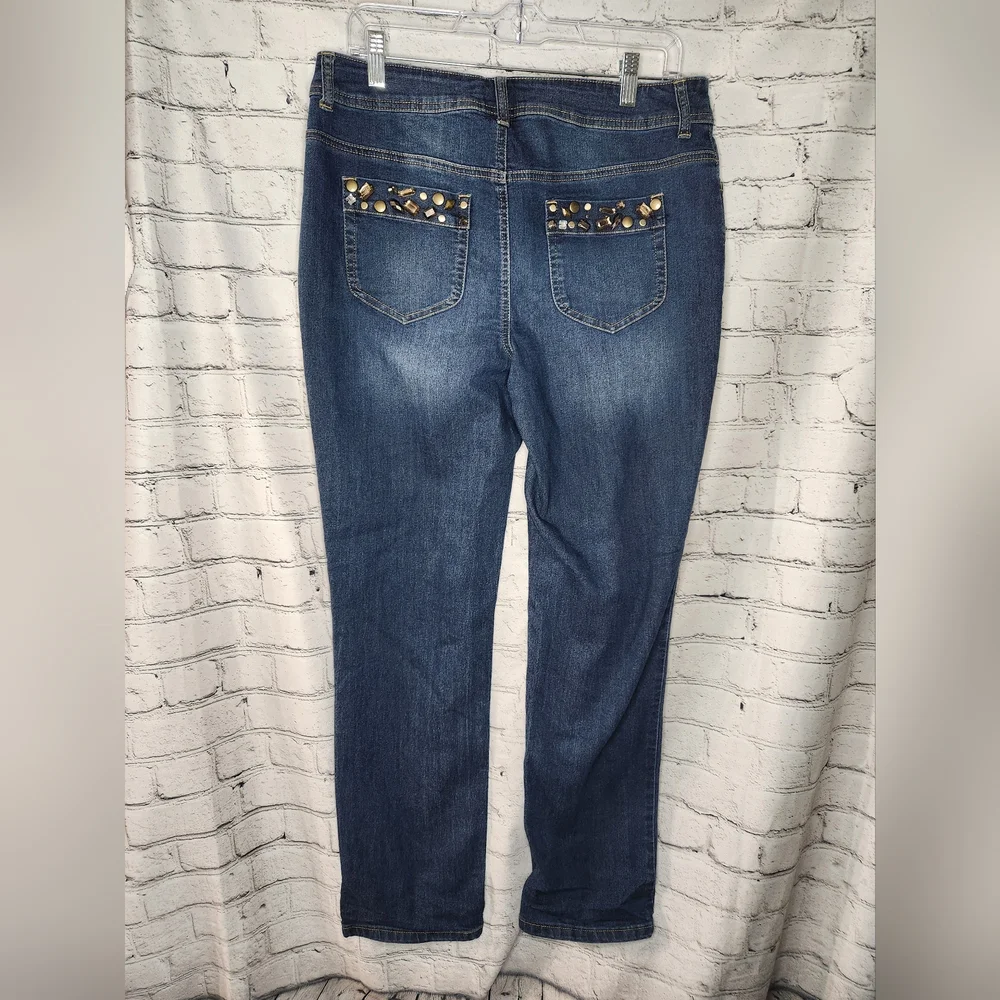 Chicos Women's Denim Jean Size 1 -‎ 8/10